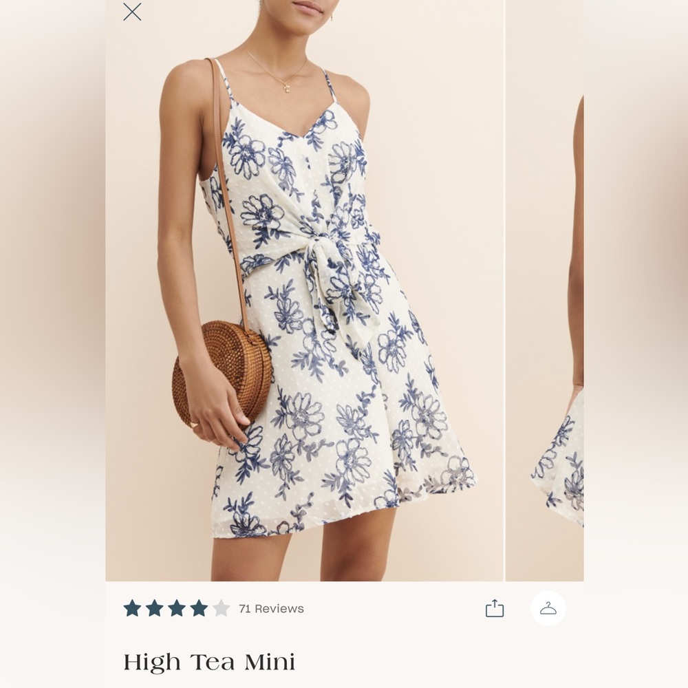 Collective Concepts High Tea Mini Dress - size large